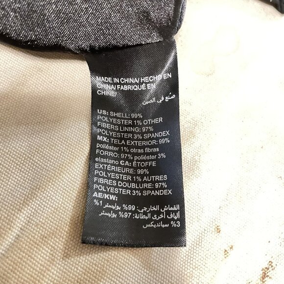 White House Black Market Pinstripe Sleeveless Midi Stretch Sheath Dress Size 14 - Picture 6 of 7